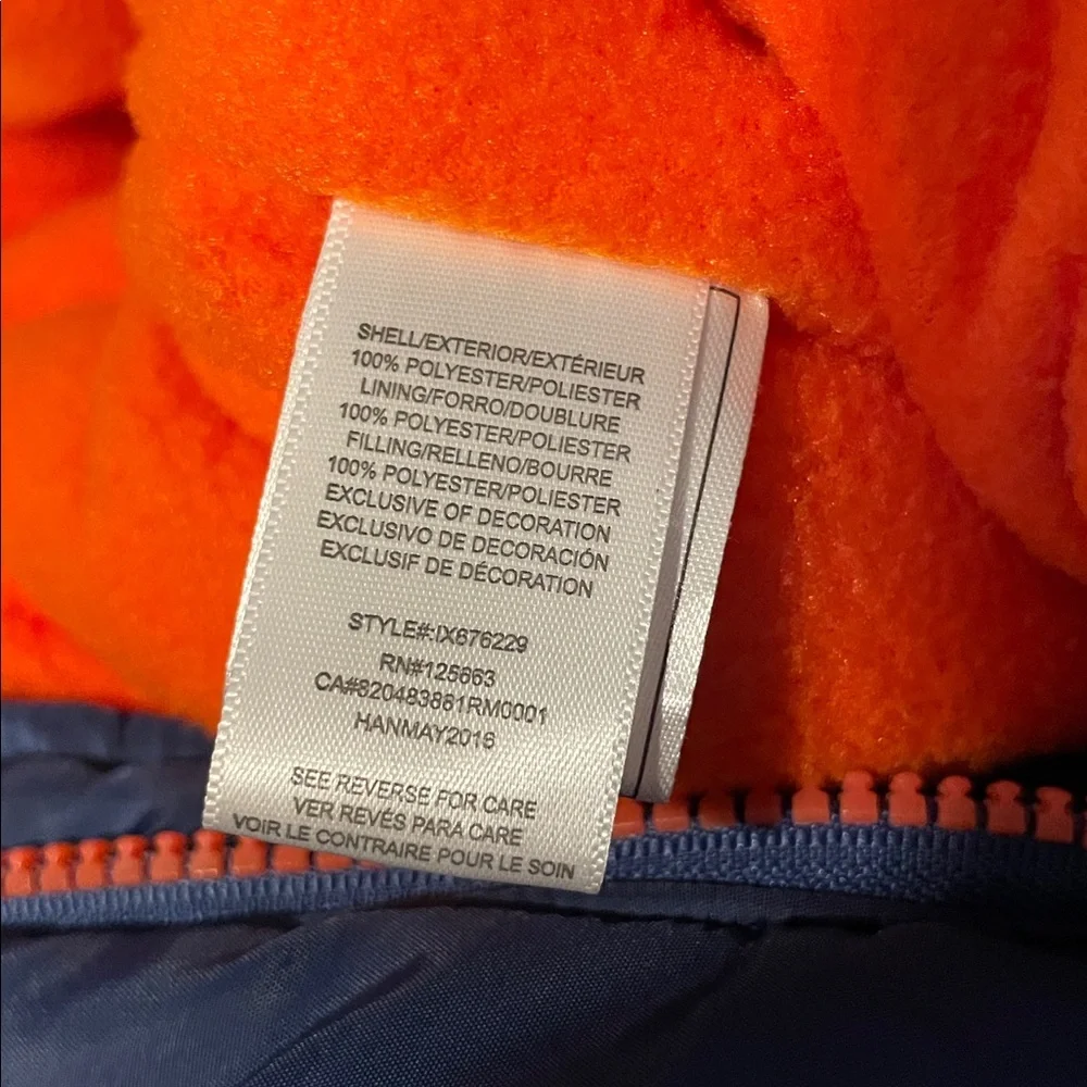 Baby Xtreme Navy and‎ Plaid Snowsuit Zip Up 12M